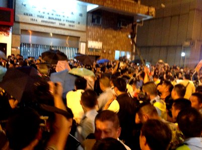 香港各界發起反人大釋法大遊行和集會 54