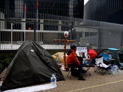 香港最後一個佔領區完成清場 08