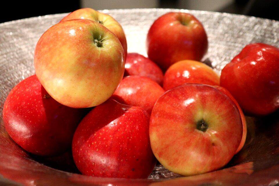 Red apple vitamins red