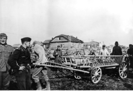 Wozy drabiniaste dla wojsk niemieckich na froncie wschodnim (2-1107)