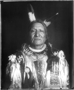 Yankton Dakota portrait, bust - NARA - 523605