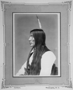 Yellow Hair-Pe-Hi-Zi-Zih. Brule Sioux, 1872 - NARA - 518978 photo
