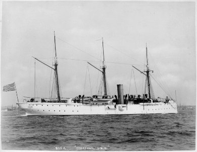 Yorktown (Gunboat 1). Starboard side, 1891 - NARA - 512891