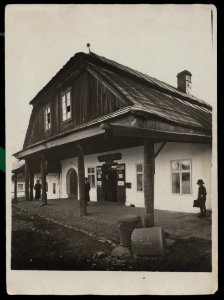 Zakliczyn, podcienia gospody ante 1914 (7291880)