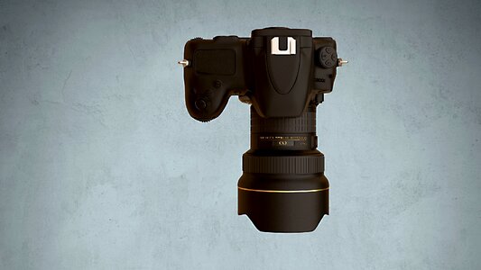Digital photo camera lens