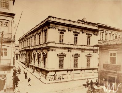 Álbum Fotografias de São Paulo 1900 - Largo e rua do Tesouro