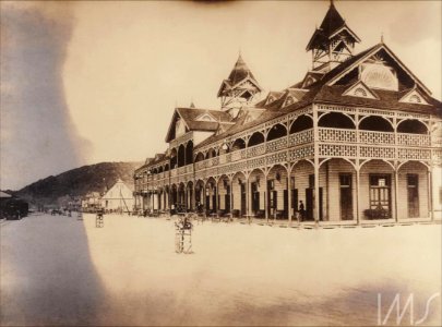 Álbum Fotografias de São Paulo 1900 - Balneário do Guarujá