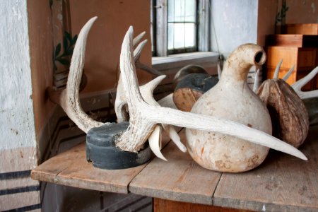 Älghorn av serintyp, troligen mellansvenskt ursprung - Skoklosters slott - 95016
