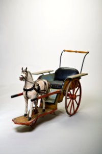 Åkvagn förspänd med häst - Livrustkammaren - 86114