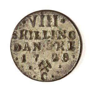 Åttaskilling dansk, 1728 - Skoklosters slott - 109433