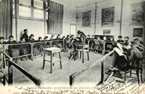 École Primaire Supérieure de jeunes filles d'Angers (Maine-et-Loire), cours de dessin