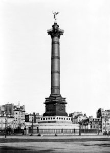Édouard Baldus, Paris. Colonne de Juillet, ca. 1851-70