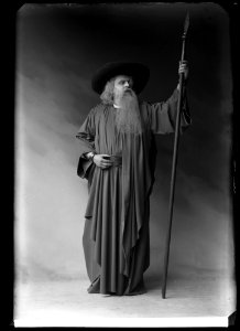 Åke Wallgren as Vandraren in the opera Siegfried at Kungliga Operan 1905 - SMV - GV064