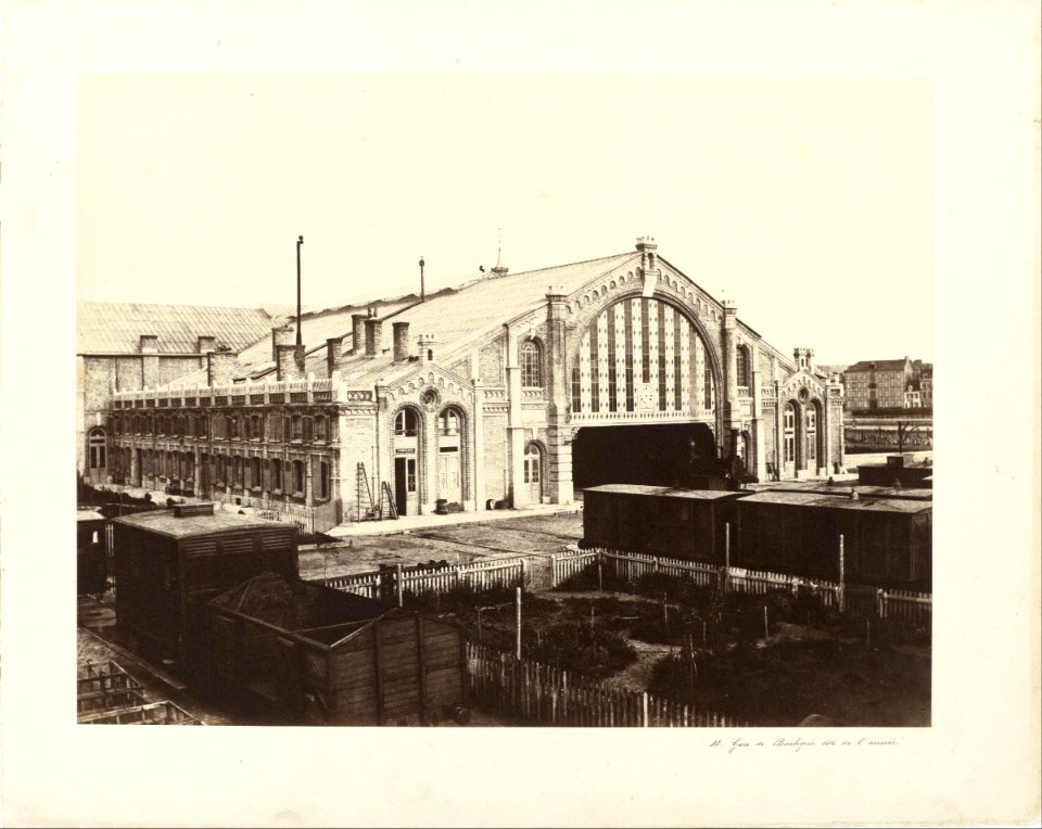 Édouard Baldus - Gare de Boulogne, Côté de Paris - Google Art Project