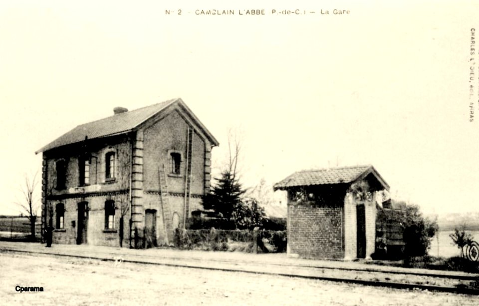 Éditions Charles Ledieu 2 Camblain-l'Abbé (Pas-de-Calais) La gare