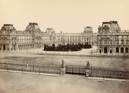 Édouard Baldus, Paris - Louvre, between 1851 and 1870