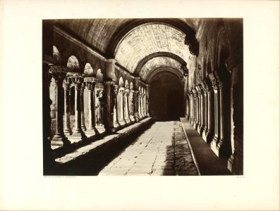 Édouard Baldus - Le Cloître Saint Trophime, Arles - Google Art Project photo