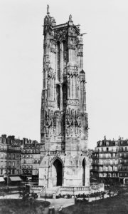 Édouard Baldus, Tour St. Jacques, ca. 1851-70