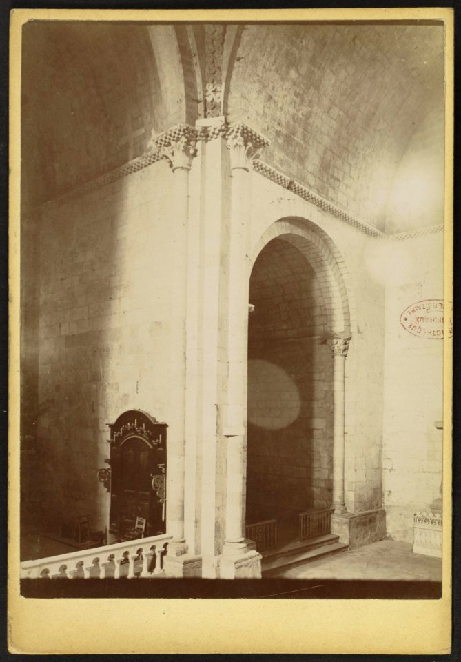 Église des Bénédictins de Saint-Ferme - J-A Brutails - Université Bordeaux Montaigne - 1770