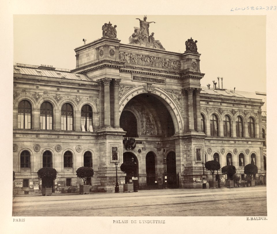 Édouard Baldus, Paris - Palais de l'industrie, between 1851 and 1870