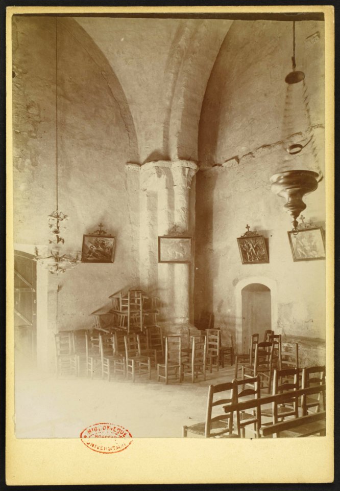 Église de Saint-Léger-de-Vignague de Sauveterre-de-Guyenne - J-A Brutails - Université Bordeaux Montaigne - 0363
