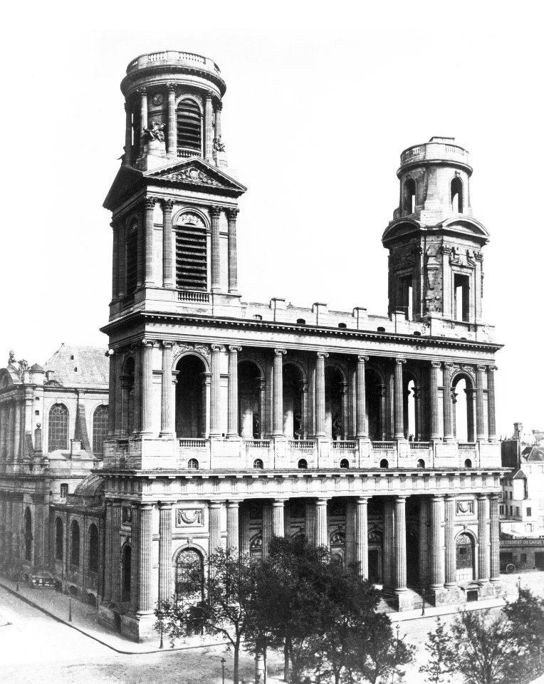 Édouard Baldus, Saint-Sulpice, ca. 1851-70