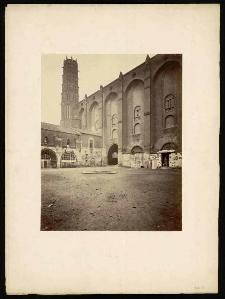 Église et clocher des Jacobins. - FRAC31555 26Fi48