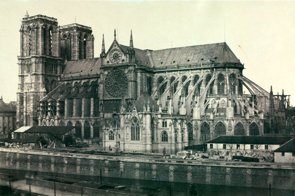 Édouard Baldus - Notre Dame, Paris - 1991.35 - Cleveland Museum of Art