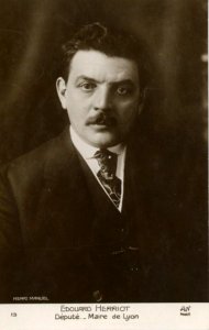 Édouard Herriot - photographie Henri Manuel