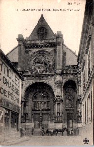 Église ND de Villeneuve façade 1900