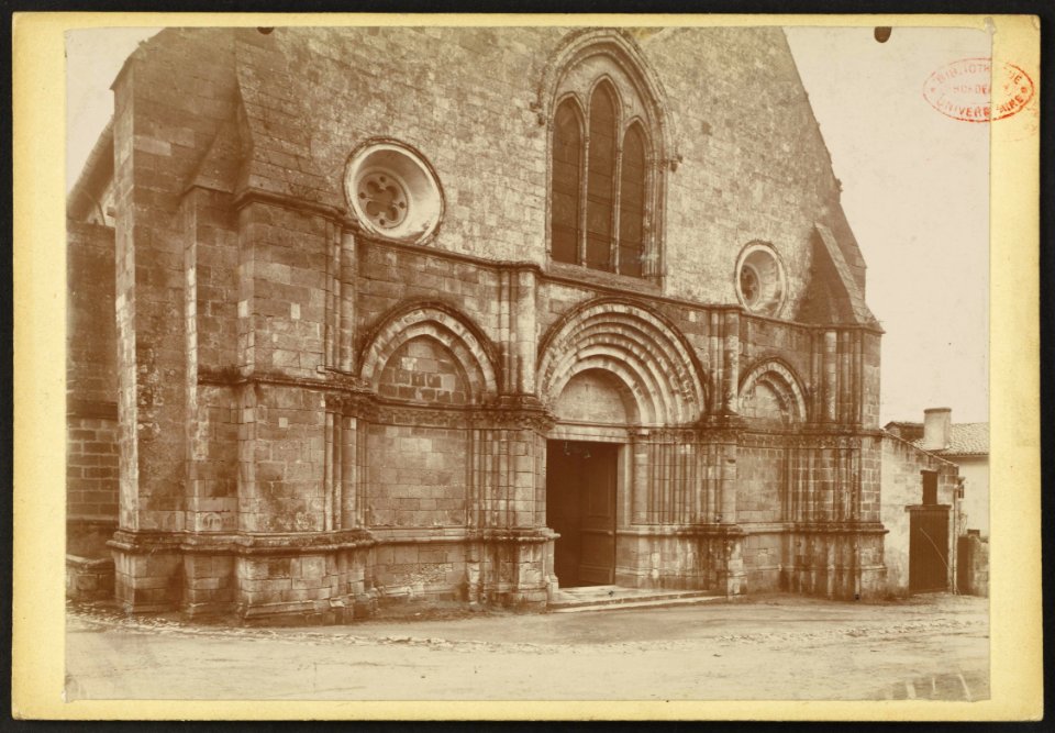 Église Notre-Dame de Guîtres - J-A Brutails - Université Bordeaux Montaigne - 0341