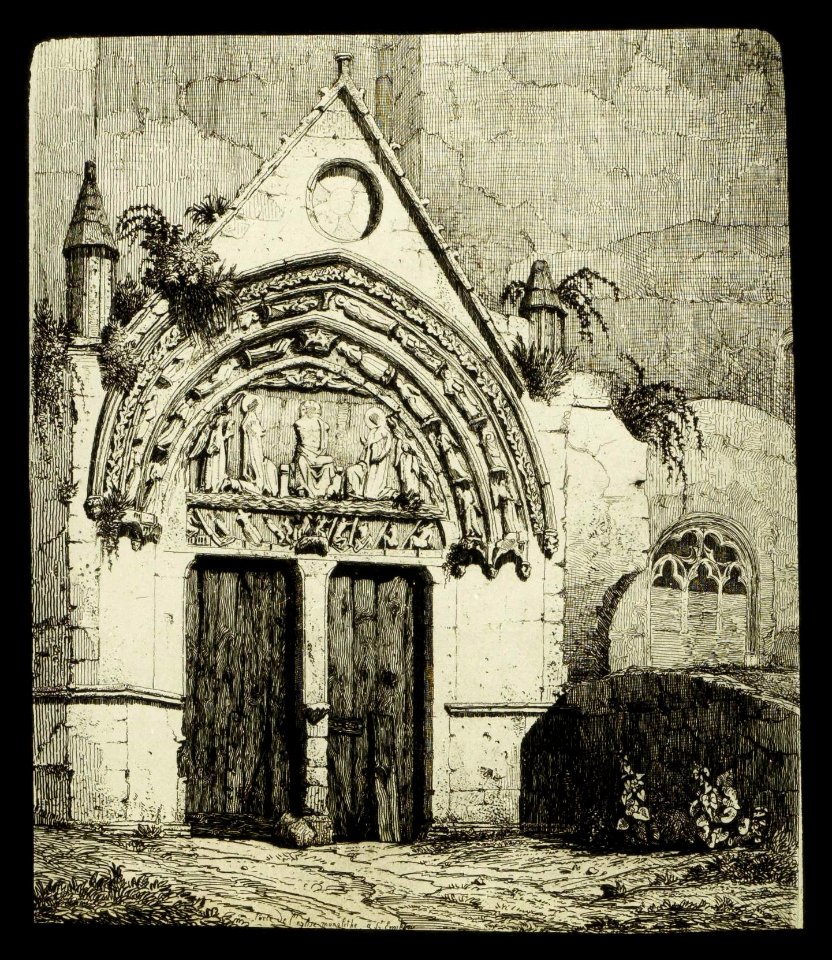 Église monolithe de Saint-Émilion - J-A Brutails - Université Bordeaux Montaigne - 2507