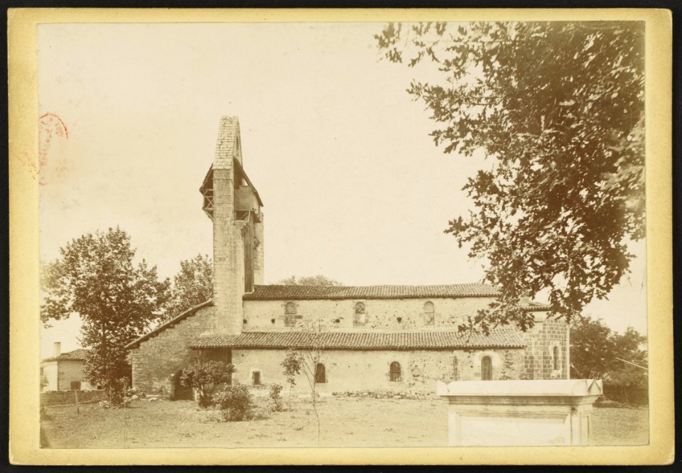 Église Saint-André de Lucmau - J-A Brutails - Université Bordeaux Montaigne - 0033