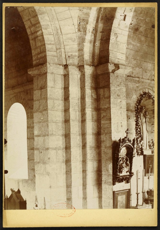 Église Saint-André de Pellegrue - J-A Brutails - Université Bordeaux Montaigne - 0626