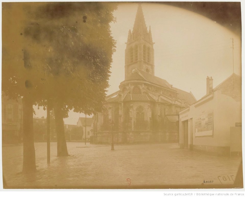 Église Saint-Germain de Vitry-sur-Seine.Atget Eugène btv1b10518544f 1