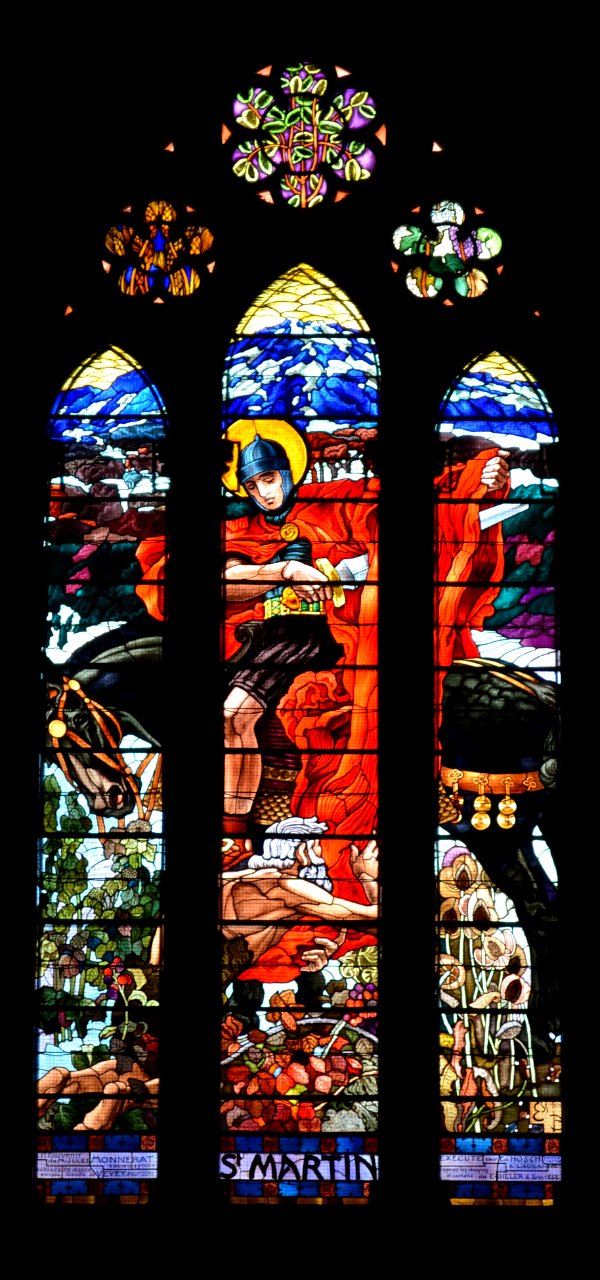 Église réformée Saint-Martin de Vevey - 10 - vitrail du chœur