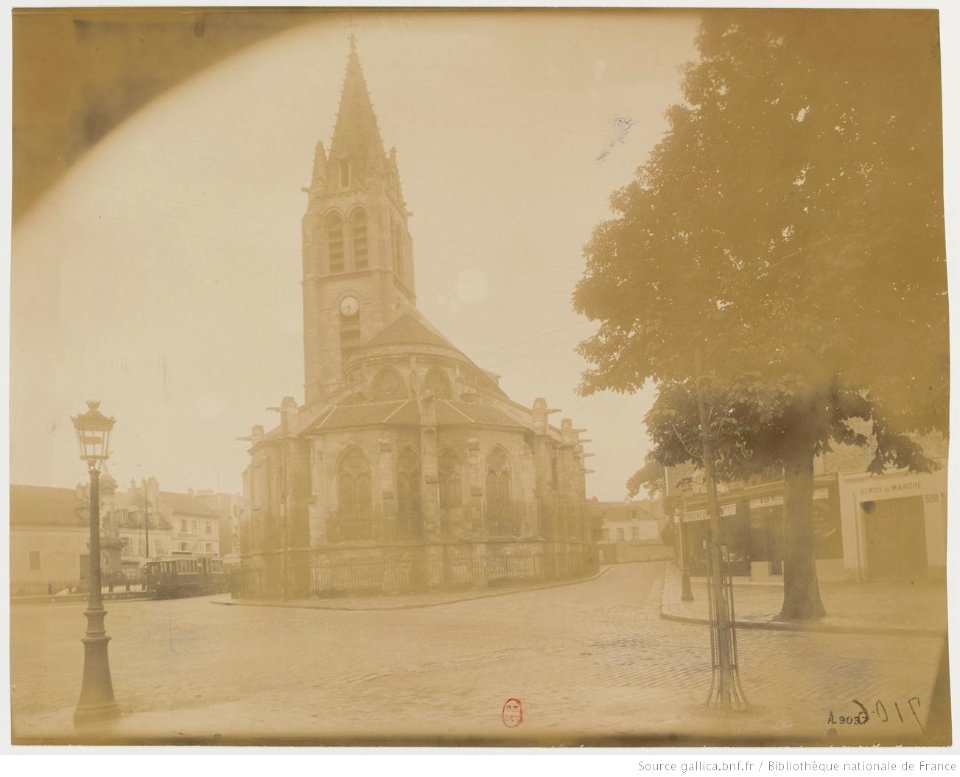 Église Saint-Germain de Vitry-sur-Seine.Atget Eugène btv1b10518558n 1