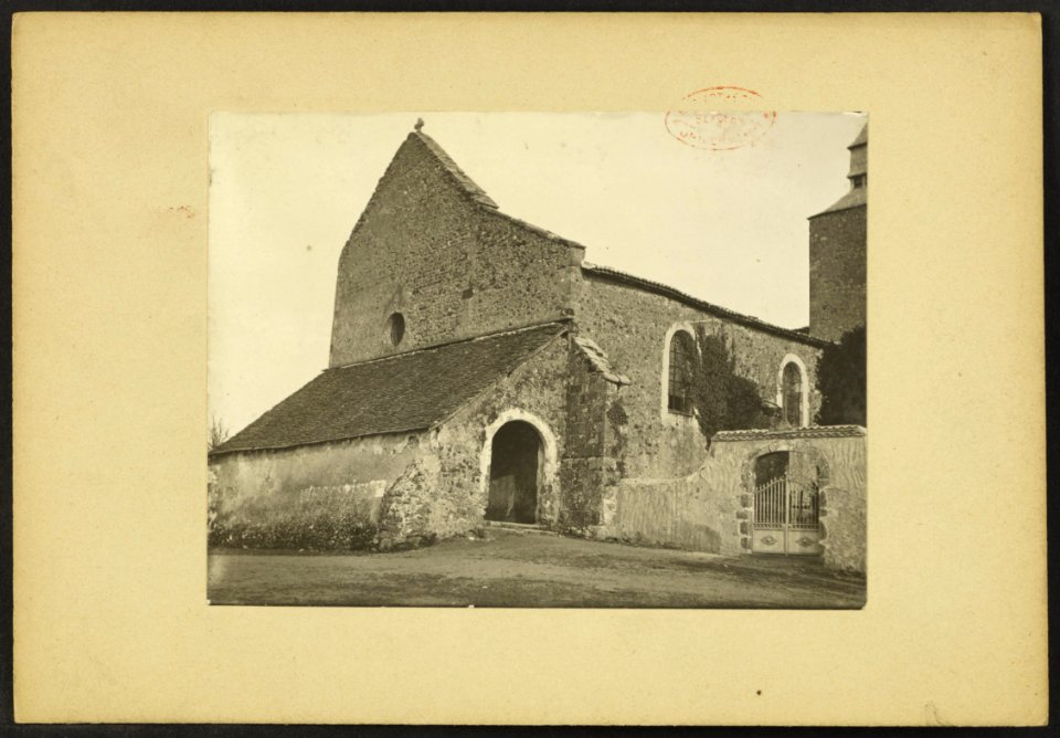 Église Saint-Pierre de Nerbis - J-A Brutails - Université Bordeaux Montaigne - 1732