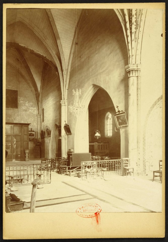 Église Saint-Pierre de Saint-Pey-de-Castets - J-A Brutails - Université Bordeaux Montaigne - 0667