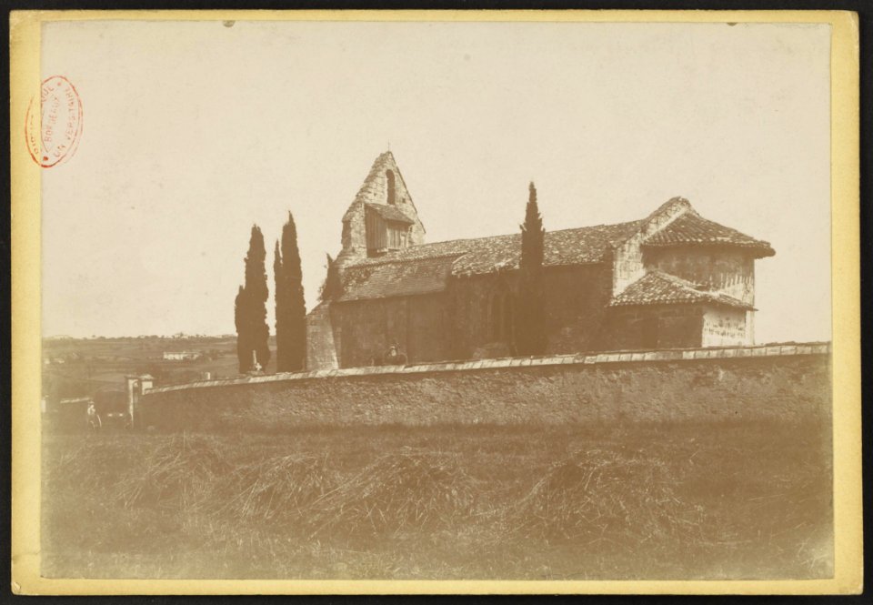 Église Saint-Pierre-ès-Liens de Fossès-et-Baleyssac vue générale - J-A Brutails - Université Bordeaux Montaigne - 0370