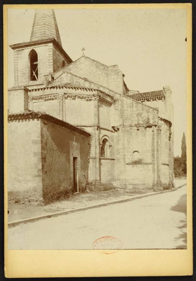 Église Saint-Saturnin de Berson - J-A Brutails - Université Bordeaux Montaigne - 0645