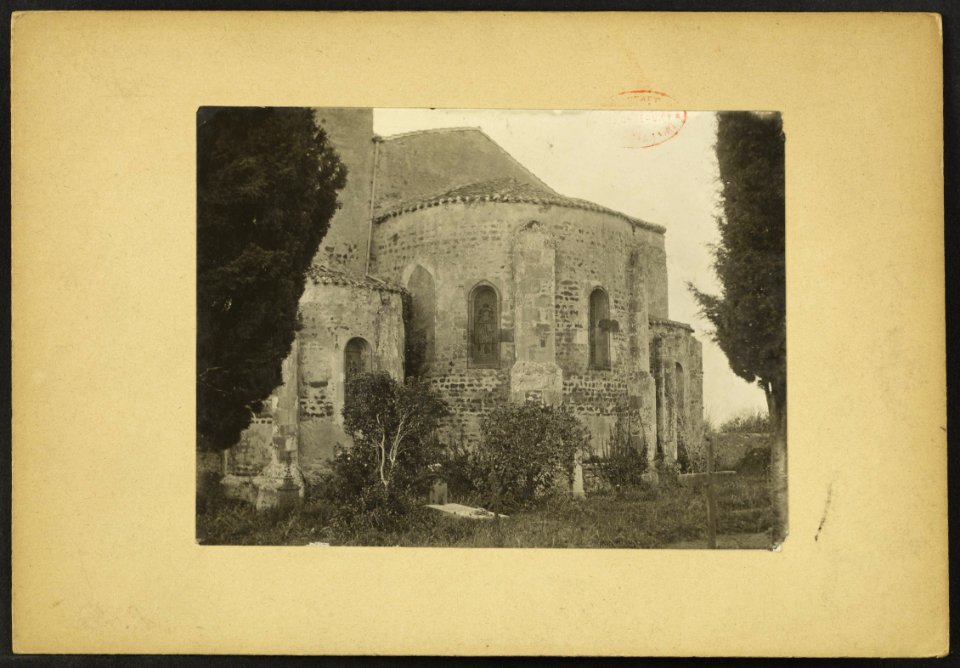 Église Saint-Pierre de Nerbis - J-A Brutails - Université Bordeaux Montaigne - 1729
