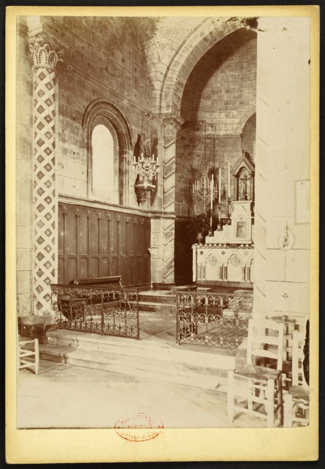 Église Saint-Sulpice de Lafosse de Pugnac - J-A Brutails - Université Bordeaux Montaigne - 0337