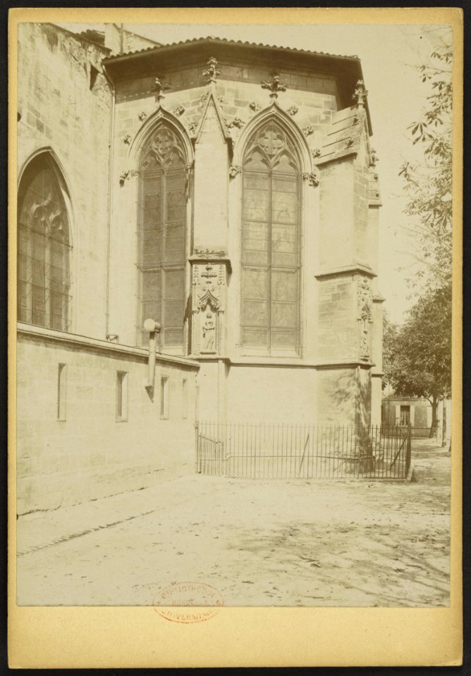 Église Sainte-Eulalie de Bordeaux - J-A Brutails - Université Bordeaux Montaigne - 0648