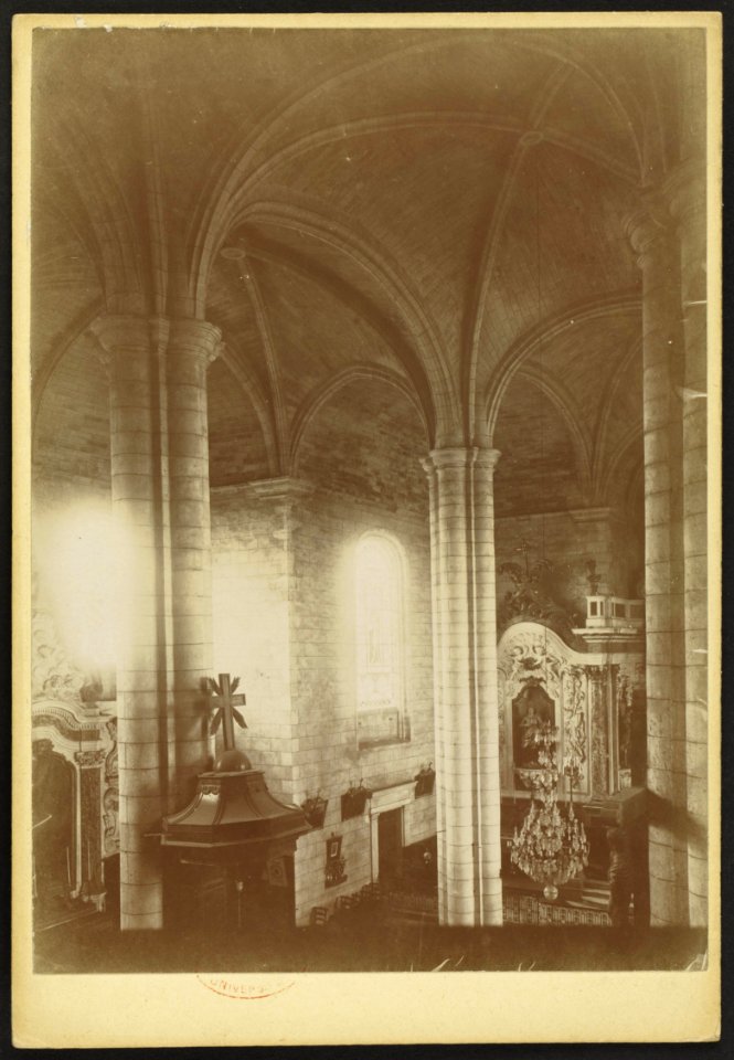 Église Saint-Vincent de Barsac - J-A Brutails - Université Bordeaux Montaigne - 0262