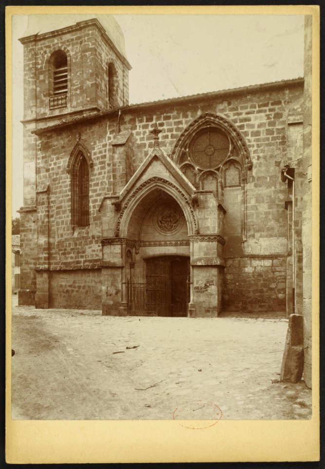 Église Saint-Seurin de Rions - J-A Brutails - Université Bordeaux Montaigne - 0644
