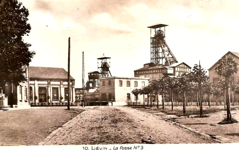 Éleu-dit-Leauwette - Fosse n° 3 - 3 bis - 3 ter des mines de Liévin (C)