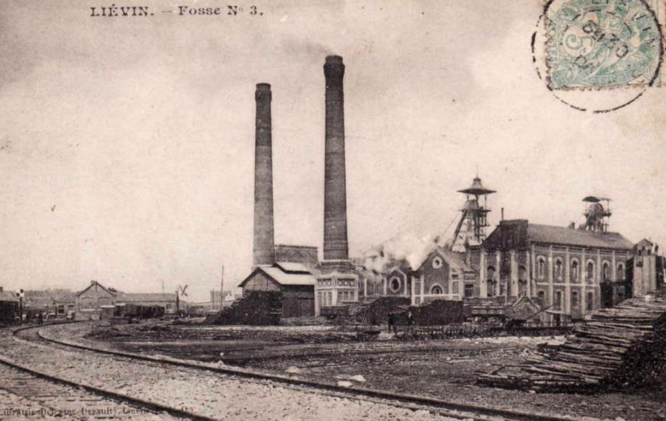 Éleu-dit-Leauwette - Fosse n° 3 - 3 bis - 3 ter des mines de Liévin (A)