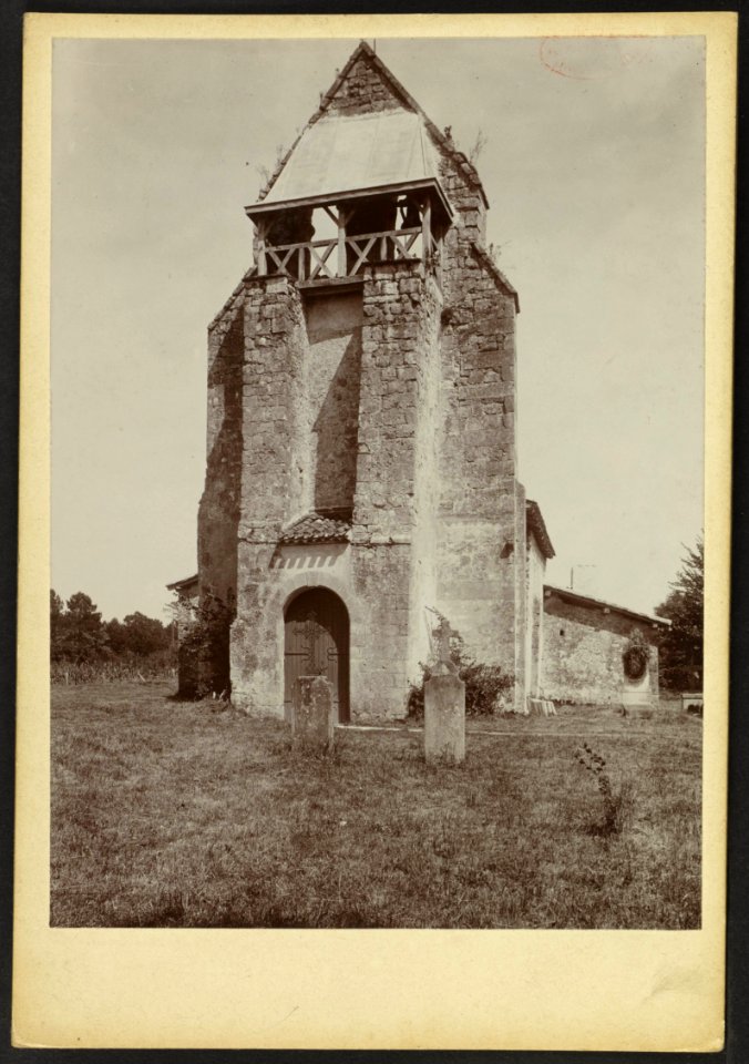 Église Saint-Vincent de Marimbault - J-A Brutails - Université Bordeaux Montaigne - 1069