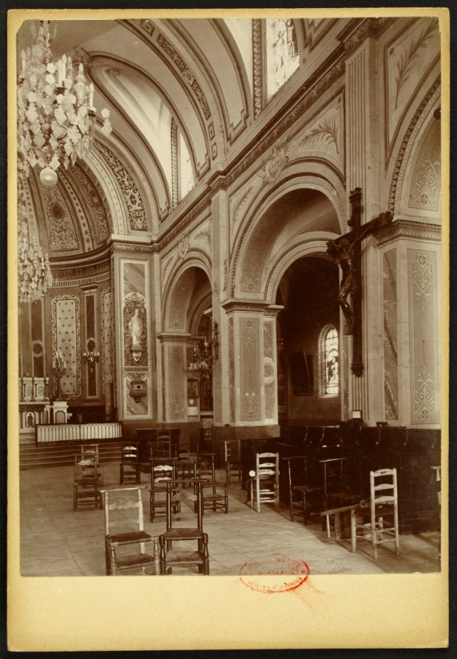 Église Saint-Vincent de Preignac - J-A Brutails - Université Bordeaux Montaigne - 0675